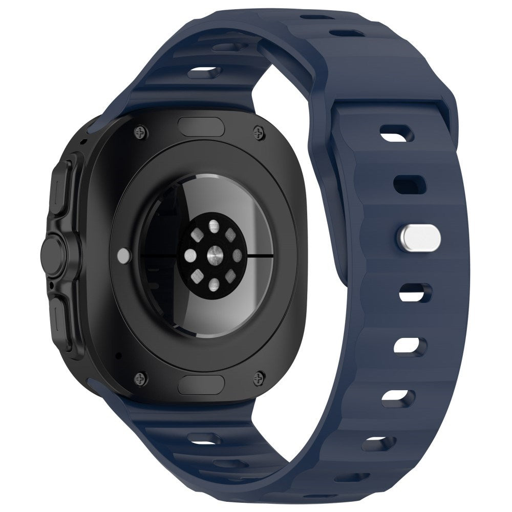 EIDERWOOD Samsung Galaxy Watch Ultra (47 mm) Silikonrem med Spenne - Mørk Blå