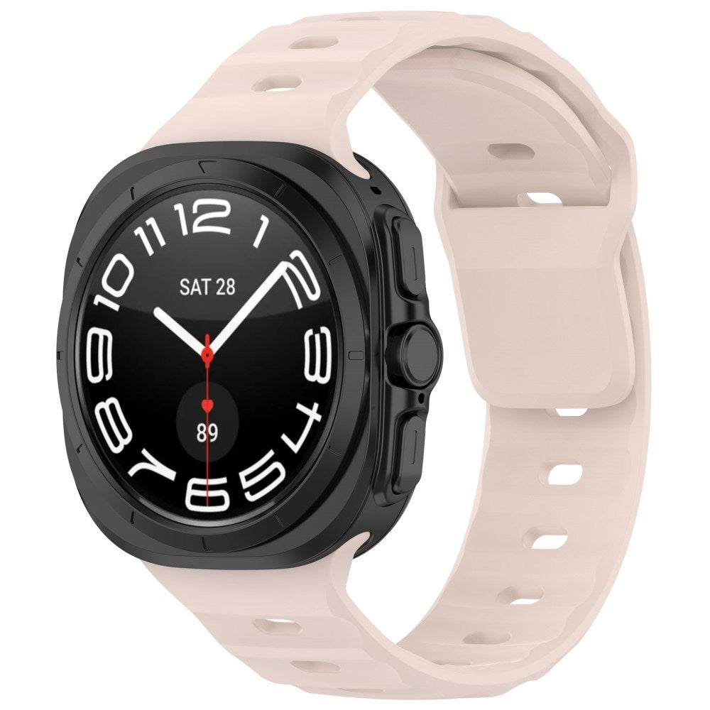 EIDERWOOD Samsung Galaxy Watch Ultra (47 mm) Silikonrem med Spenne - Rosa