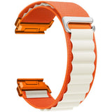 Universal Garmin 22mm QuickFit EIDERWOOD Nylon Remm - Oransje / Beige