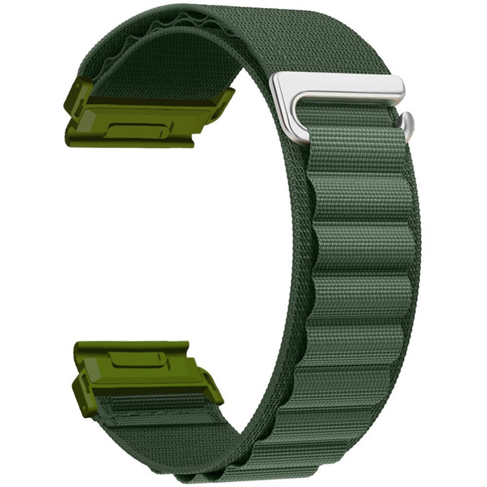 Universal Garmin 22mm QuickFit EIDERWOOD Nylon Remm - Grønn