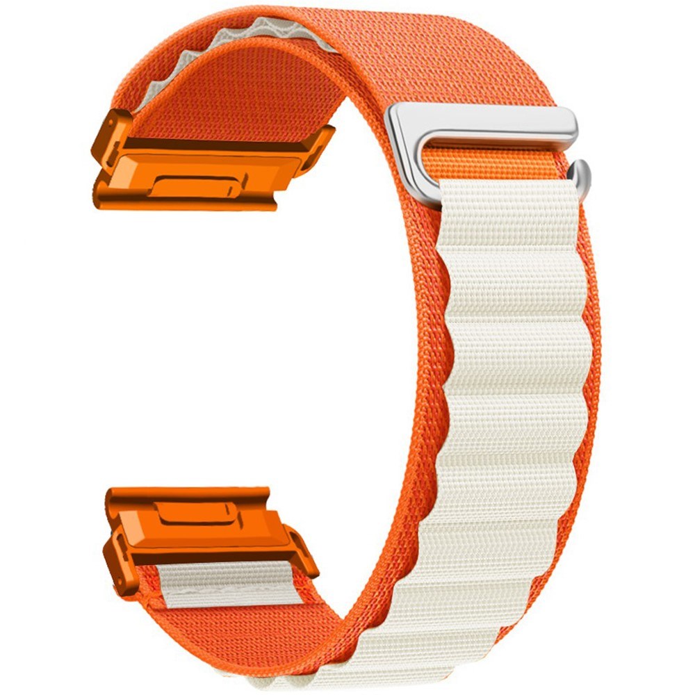 Universal Garmin 26mm QuickFit EIDERWOOD Nylon Remm - Oransje / Beige