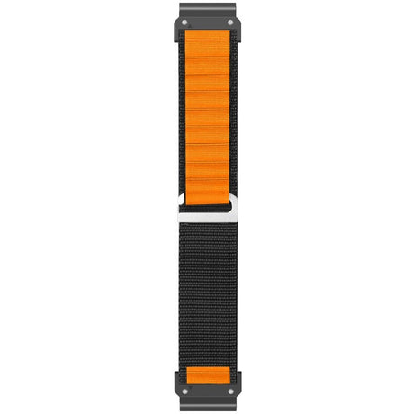 Universal Garmin 26mm QuickFit EIDERWOOD Nylon Remm - Svart / Oransje