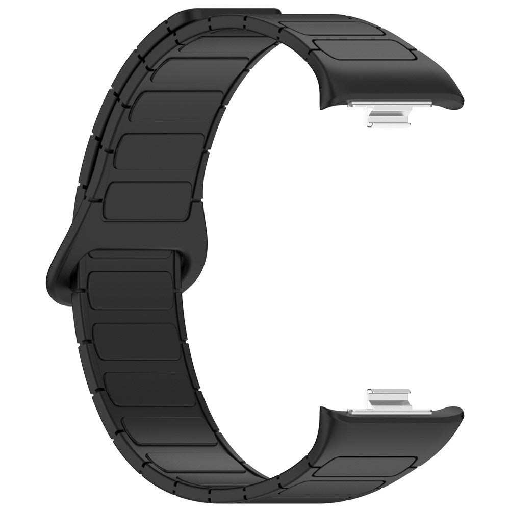 Xiaomi Smart Band 10 Pro / 9 Pro / 8 Pro Tofarget Magnetisk Fleksibel Plast Rem - Svart
