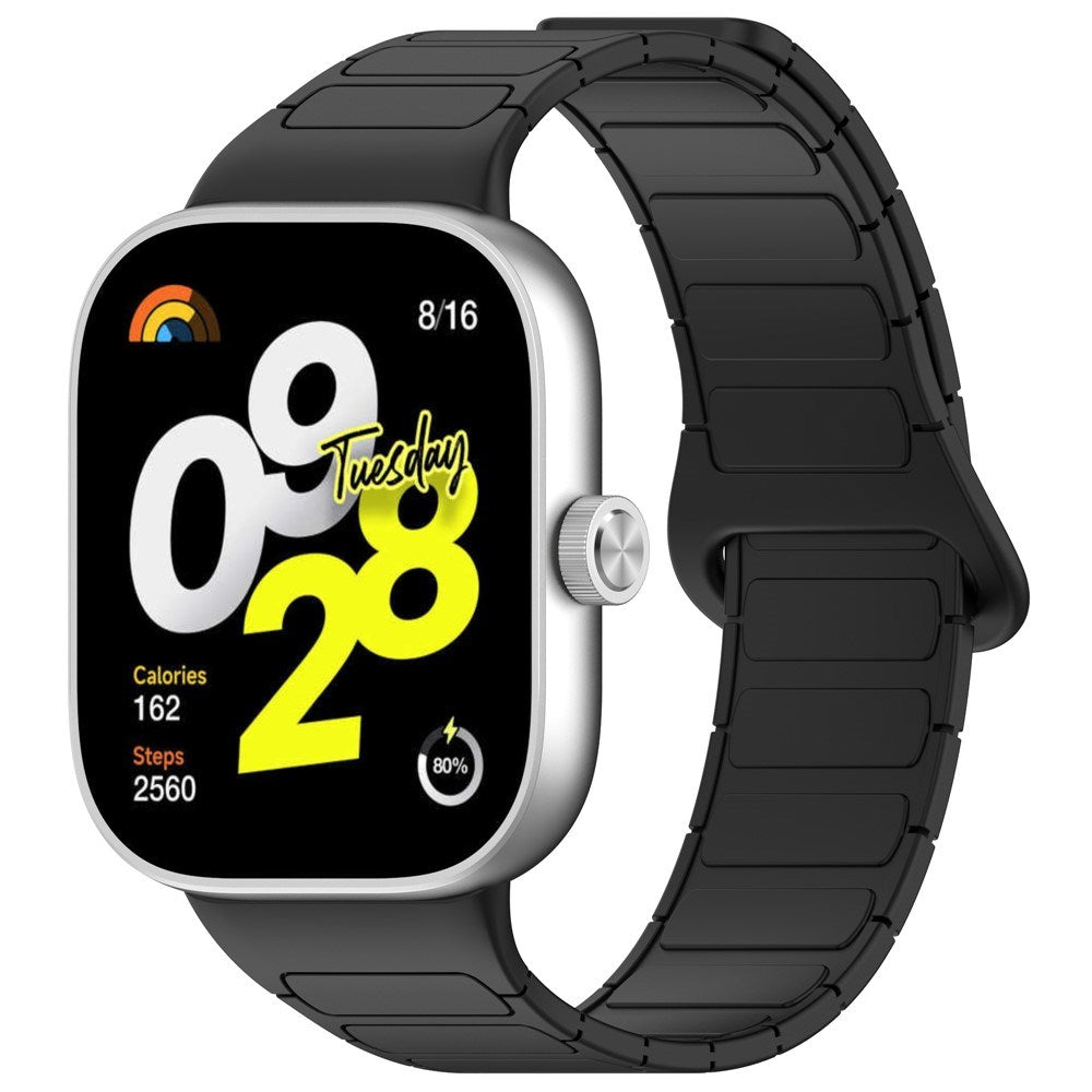 Xiaomi Smart Band 10 Pro / 9 Pro / 8 Pro Tofarget Magnetisk Fleksibel Plast Rem - Svart