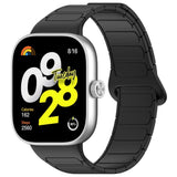 Xiaomi Smart Band 10 Pro / 9 Pro / 8 Pro Tofarget Magnetisk Fleksibel Plast Rem - Svart