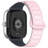 Xiaomi Smart Band 10 Pro / 9 Pro / 8 Pro Tofarget Magnetisk Fleksibel Plast Rem - Rosa / Grå