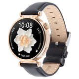 Garmin Lily 2 Active / Lily 2 EIDERWOOD Ekte Skinn Reim - Svart