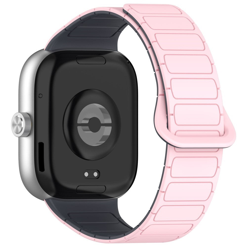 Xiaomi Redmi Watch 5 EIDERWOOD Tofarget Silikonrem - Rosa / Mørkegrå