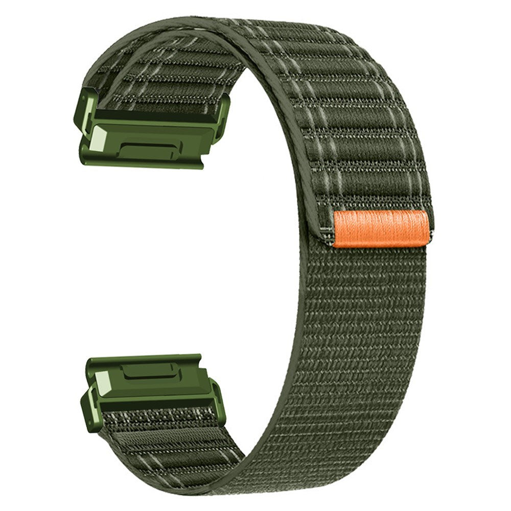 Universal Garmin 22mm QuickFit EIDERWOOD Nylon Loop Klokkereim - Grønn