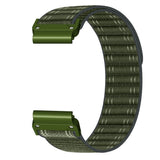 Universal Garmin 22mm QuickFit EIDERWOOD Nylon Loop Klokkereim - Grønn