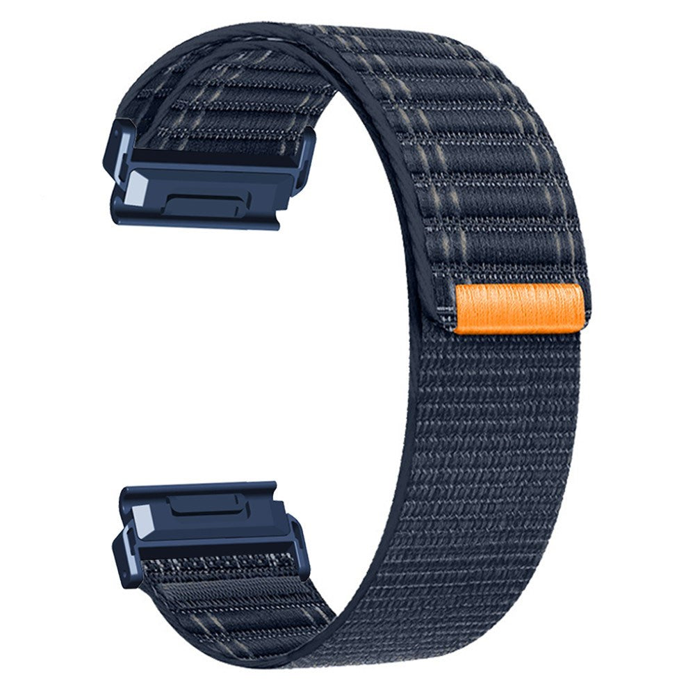 Universal Garmin 22mm QuickFit EIDERWOOD Nylon Loop Klokkereim - Blå