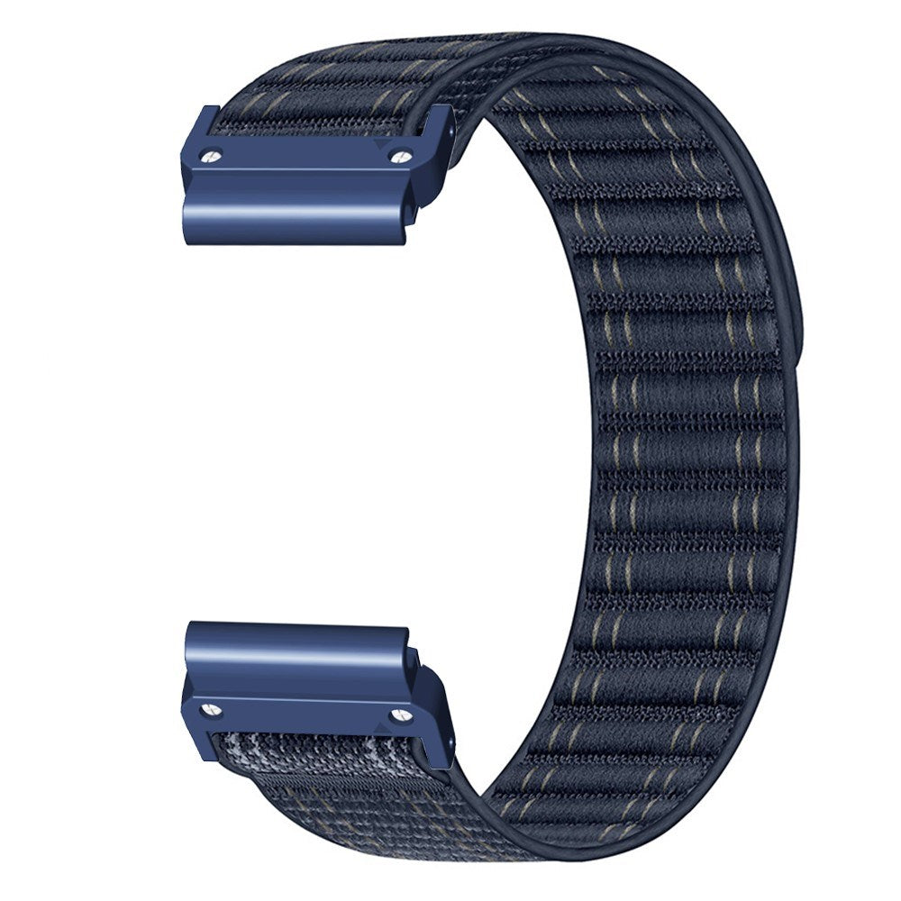Universal Garmin 22mm QuickFit EIDERWOOD Nylon Loop Klokkereim - Blå