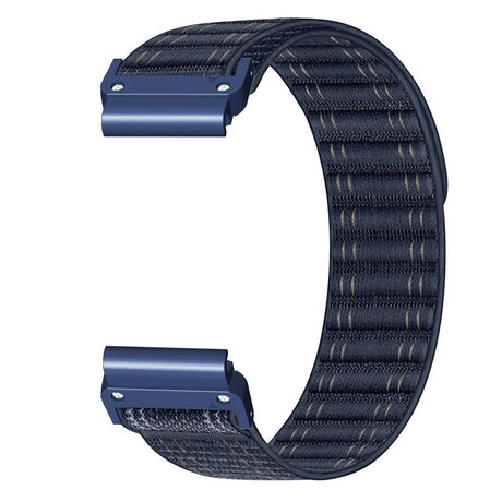 Universal Garmin 22mm QuickFit EIDERWOOD Nylon Loop Klokkereim - Blå