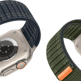 Universal Garmin 22mm QuickFit EIDERWOOD Nylon Loop Klokkereim - Blå