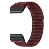 Universal Garmin 22mm QuickFit EIDERWOOD Nylon Loop Klokkereim - Rød