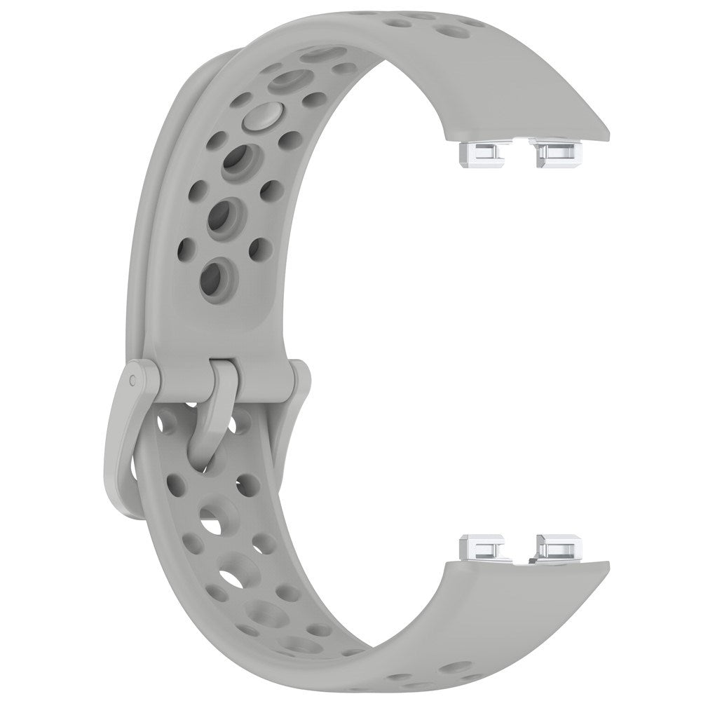 Huawei Band 10 / 9 / 8 EIDERWOOD Silikon Reim – Grå