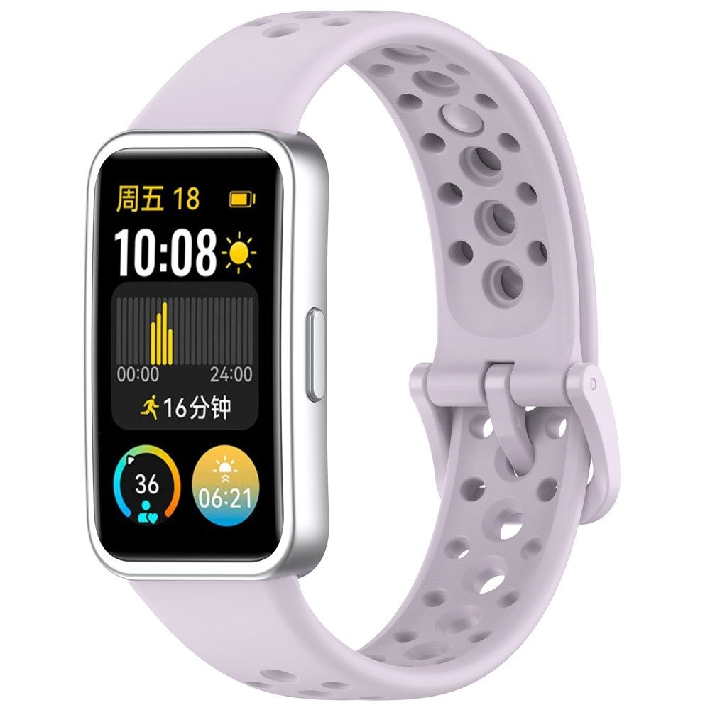 Huawei Band 10 / 9 / 8 EIDERWOOD Silikon Reim – Lilla