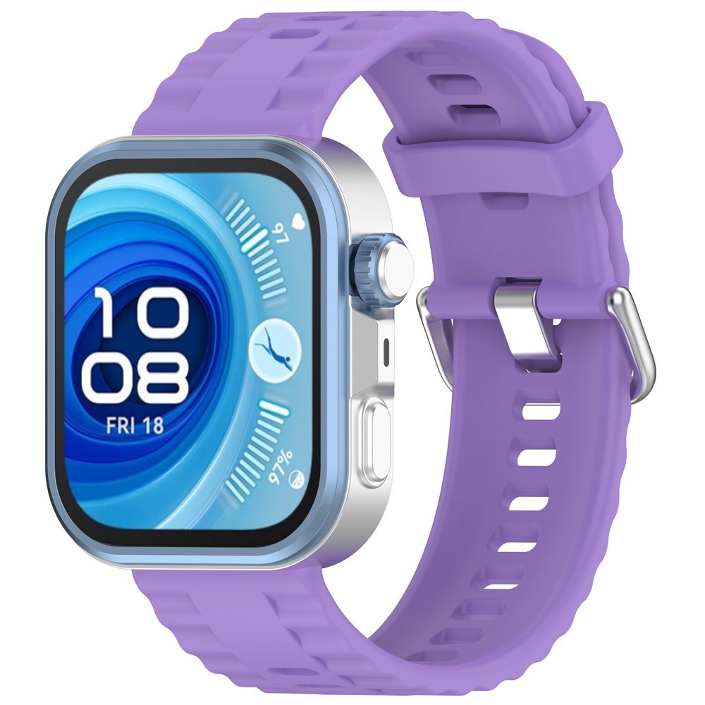 Huawei Watch Fit 5 Pro / 5 / 4 Pro / 4 / 3 EIDERWOOD Silikon Rem - Lilla