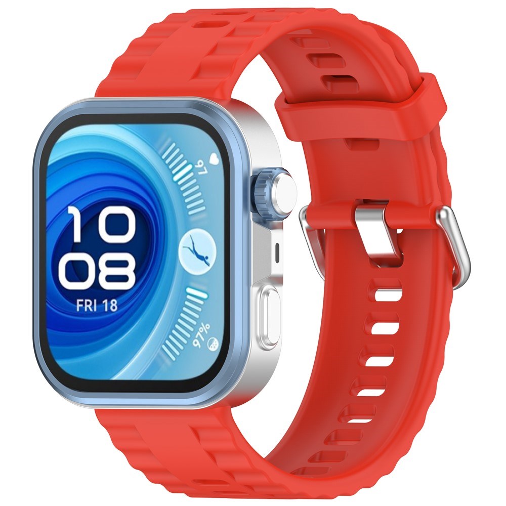 Huawei Watch Fit 5 Pro / 5 / 4 Pro / 4 / 3 EIDERWOOD Silikon Rem - Rød