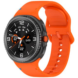 EIDERWOOD Samsung Galaxy Watch 8 / 8 Classic (40 / 44 / 46mm) Silikon Rem m. Søm - Orange