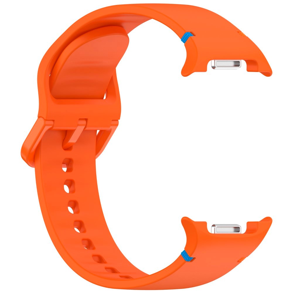 EIDERWOOD Samsung Galaxy Watch 8 / 8 Classic (40 / 44 / 46mm) Silikon Rem m. Søm - Orange