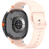 EIDERWOOD Samsung Galaxy Watch 8 / 8 Classic (40 / 44 / 46mm) Silikon Rem m. Søm - Pink