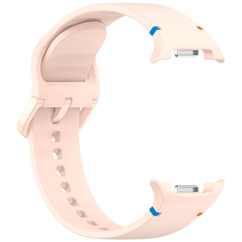 EIDERWOOD Samsung Galaxy Watch 8 / 8 Classic (40 / 44 / 46mm) Silikon Rem m. Søm - Pink