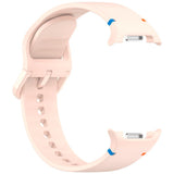 EIDERWOOD Samsung Galaxy Watch 8 / 8 Classic (40 / 44 / 46mm) Silikon Rem m. Søm - Pink