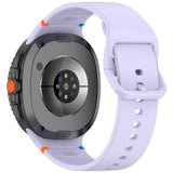EIDERWOOD Samsung Galaxy Watch 8 / 8 Classic (40 / 44 / 46mm) Silikon Rem m. Søm - Purple