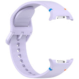 EIDERWOOD Samsung Galaxy Watch 8 / 8 Classic (40 / 44 / 46mm) Silikon Rem m. Søm - Purple