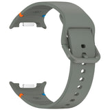 EIDERWOOD Samsung Galaxy Watch 8 / 8 Classic (40 / 44 / 46mm) Silikon Rem m. Søm - Army Green