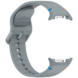 EIDERWOOD Samsung Galaxy Watch 8 / 8 Classic (40 / 44 / 46mm) Silikon Rem m. Søm - Grey