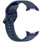 EIDERWOOD Samsung Galaxy Watch 8 / 8 Classic (40 / 44 / 46mm) Silikon Rem m. Søm - Midnight Blue