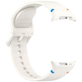 EIDERWOOD Samsung Galaxy Watch 8 / 8 Classic (40 / 44 / 46mm) Silikon Rem m. Søm - Starlight