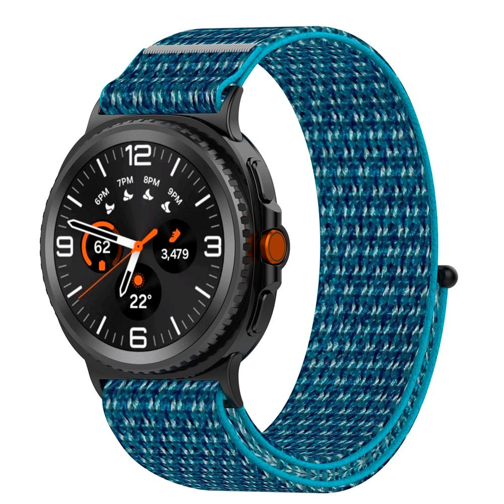 EIDERWOOD Samsung Galaxy Watch 8 / 8 Classic (40 / 44 / 46mm) Nylon Rem - Blå