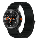 EIDERWOOD Samsung Galaxy Watch 8 / 8 Classic (40 / 44 / 46mm) Nylon Rem - Svart