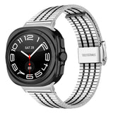 EIDERWOOD Samsung Galaxy Watch 8 / 8 Classic (40 / 44 / 46mm) Stål Rem - Sølv / Svart