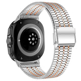 EIDERWOOD Samsung Galaxy Watch 8 / 8 Classic (40 / 44 / 46mm) Stål Rem - Sølv / Rosegull