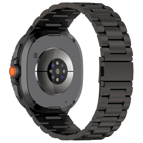 EIDERWOOD Samsung Galaxy Watch 8 / 8 Classic (40 / 44 / 46mm) Rustfritt Stål Rem - Svart