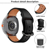 Samsung Galaxy Watch 8 / 8 Classic (40 / 44 / 46mm) Kunstskinn Rem - Brun
