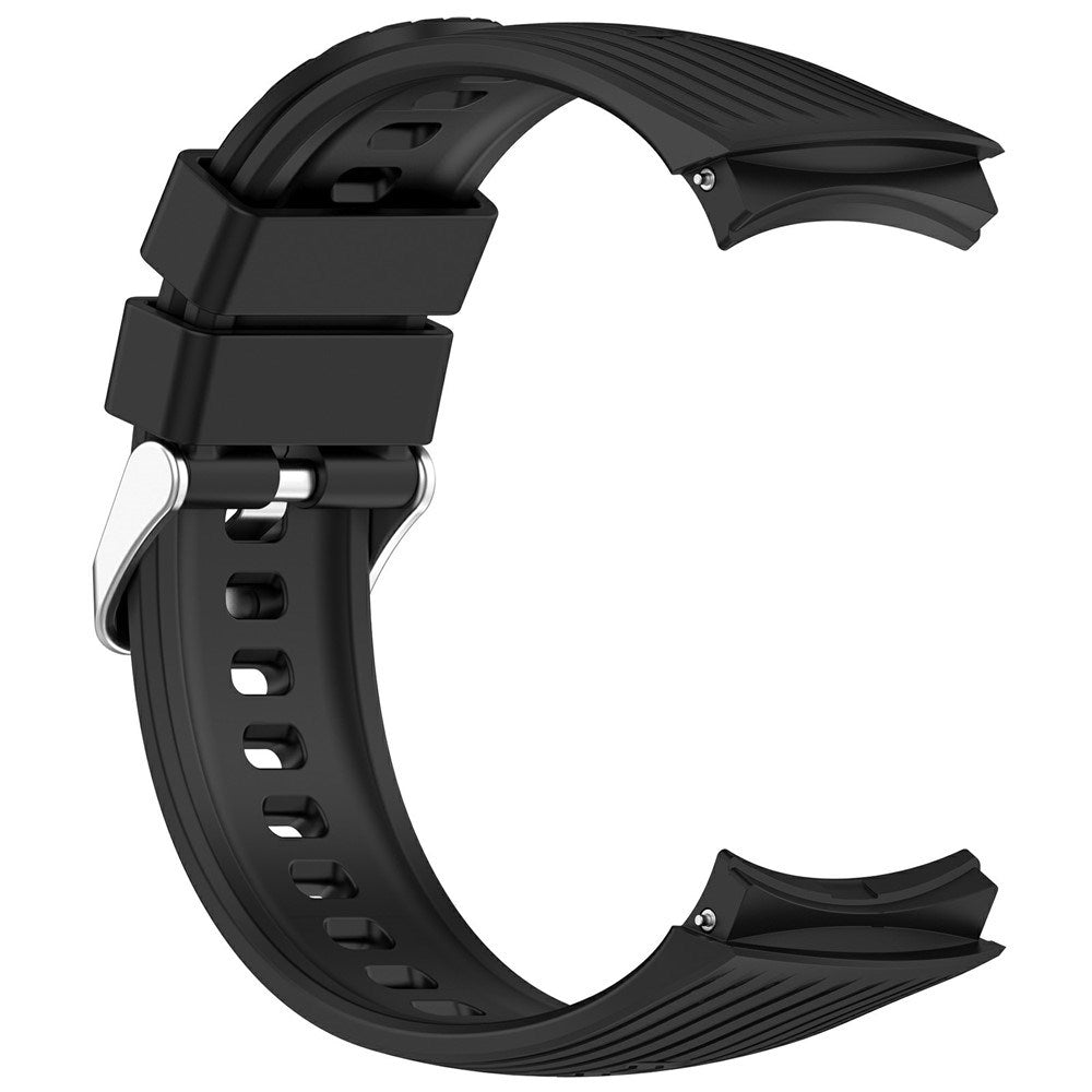 Huawei Watch 5 (42mm) EIDERWOOD Silikon Reim – Svart