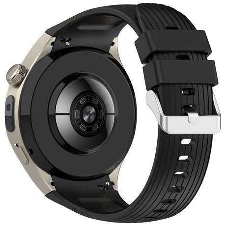 Huawei Watch 5 (46mm) EIDERWOOD Silikon Reim – Svart