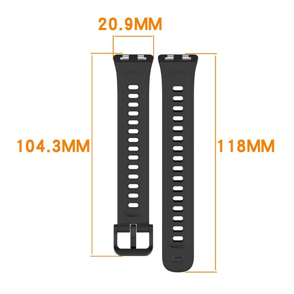 Huawei Band 11 / 11 Pro EIDERWOOD Silikonrem - Svart