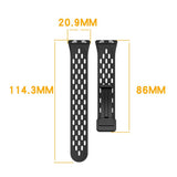 Huawei Band 11 / 11 Pro EIDERWOOD Perforert Silikonrem - Grønn