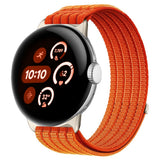 Google Pixel Watch 4 / 3 / 2 / 1 (41mm) EIDERWOOD Nylon Klokkerem – Oransje