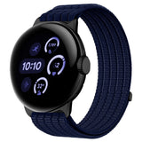 Google Pixel Watch 4 / 3 / 2 / 1 (41mm) EIDERWOOD Nylon Klokkerem – Mørk Blå