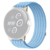 Google Pixel Watch 4 / 3 / 2 / 1 (41mm) EIDERWOOD Nylon Klokkerem – Lys Blå