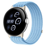 Google Pixel Watch 4 / 3 / 2 / 1 (41mm) EIDERWOOD Nylon Klokkerem – Lys Blå
