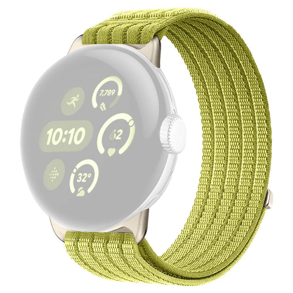 Google Pixel Watch 4 / 3 / 2 / 1 (41mm) EIDERWOOD Nylon Klokkerem – Grønn