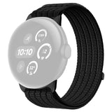 Google Pixel Watch 4 / 3 (45mm) EIDERWOOD Nylon Klokkerem – Svart